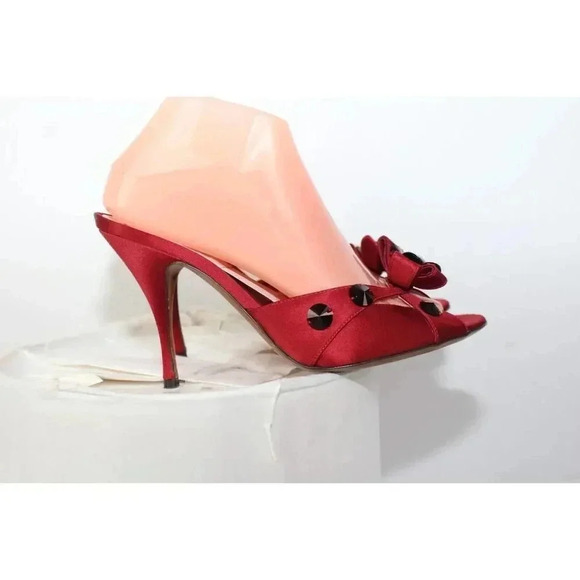 MOSHINO ladies red heels size 39 - Picture 2 of 12